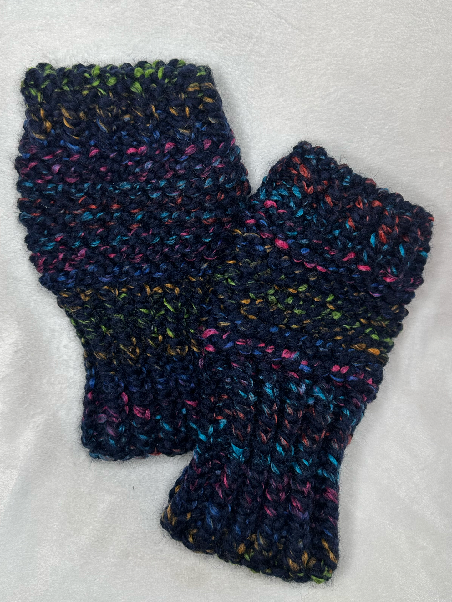 Fingerless Mittens by ADHD